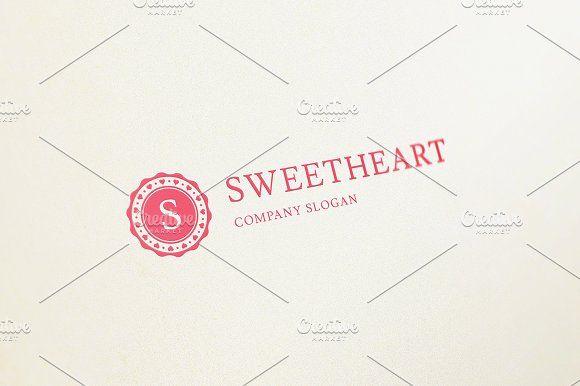 Sweetheart Logo - Sweetheart Logo S Logo Logo Templates Creative Market