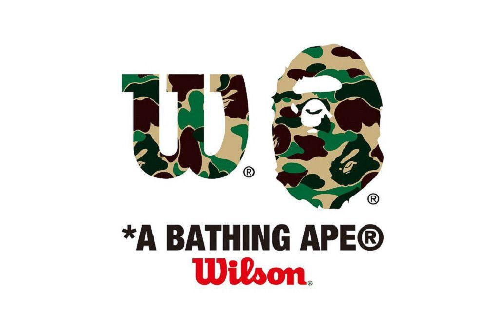 BAPE Football Logo - Wilson Tennis X A Bathing Ape BAPE Collaboration