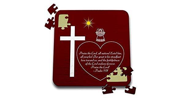 Red Heart with White Cross Logo - Amazon.com: 3dRose Alexis Design - Holidays Christmas Bible Verses ...