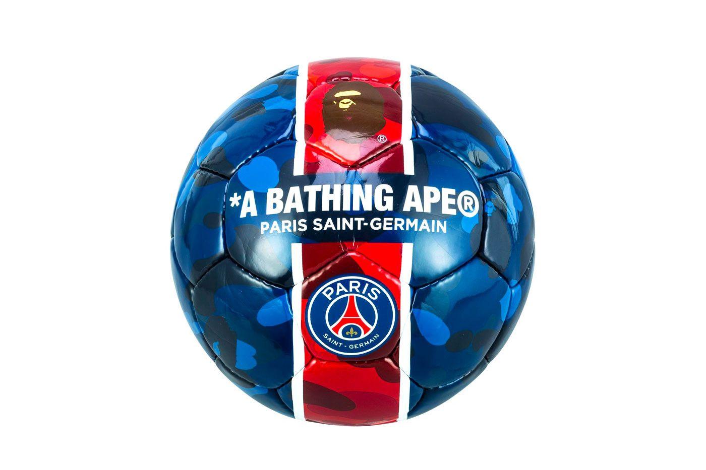 BAPE Football Logo - BAPE and Paris Saint-Germain Drop New Camouflage Football