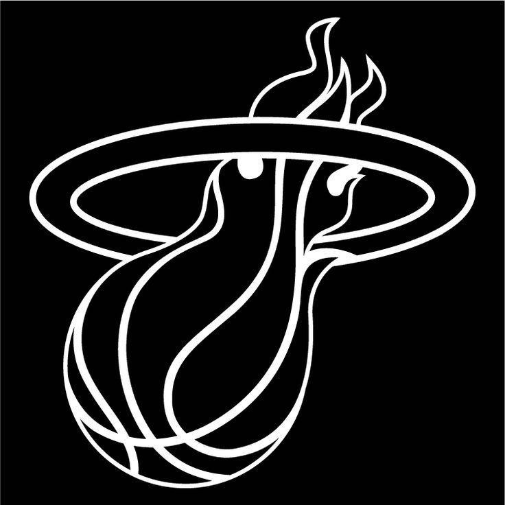 Black and White Miami Heat Logo - Related Picture Nba Miami Heat Logo Black Car Picture. black
