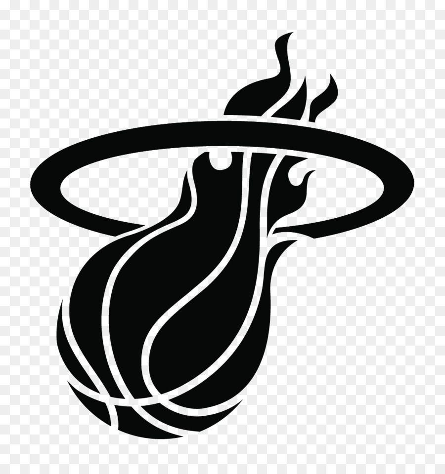 Black and White Miami Heat Logo - Miami Heat The NBA Finals NBA Playoffs Indiana Pacers - Miami Heat ...