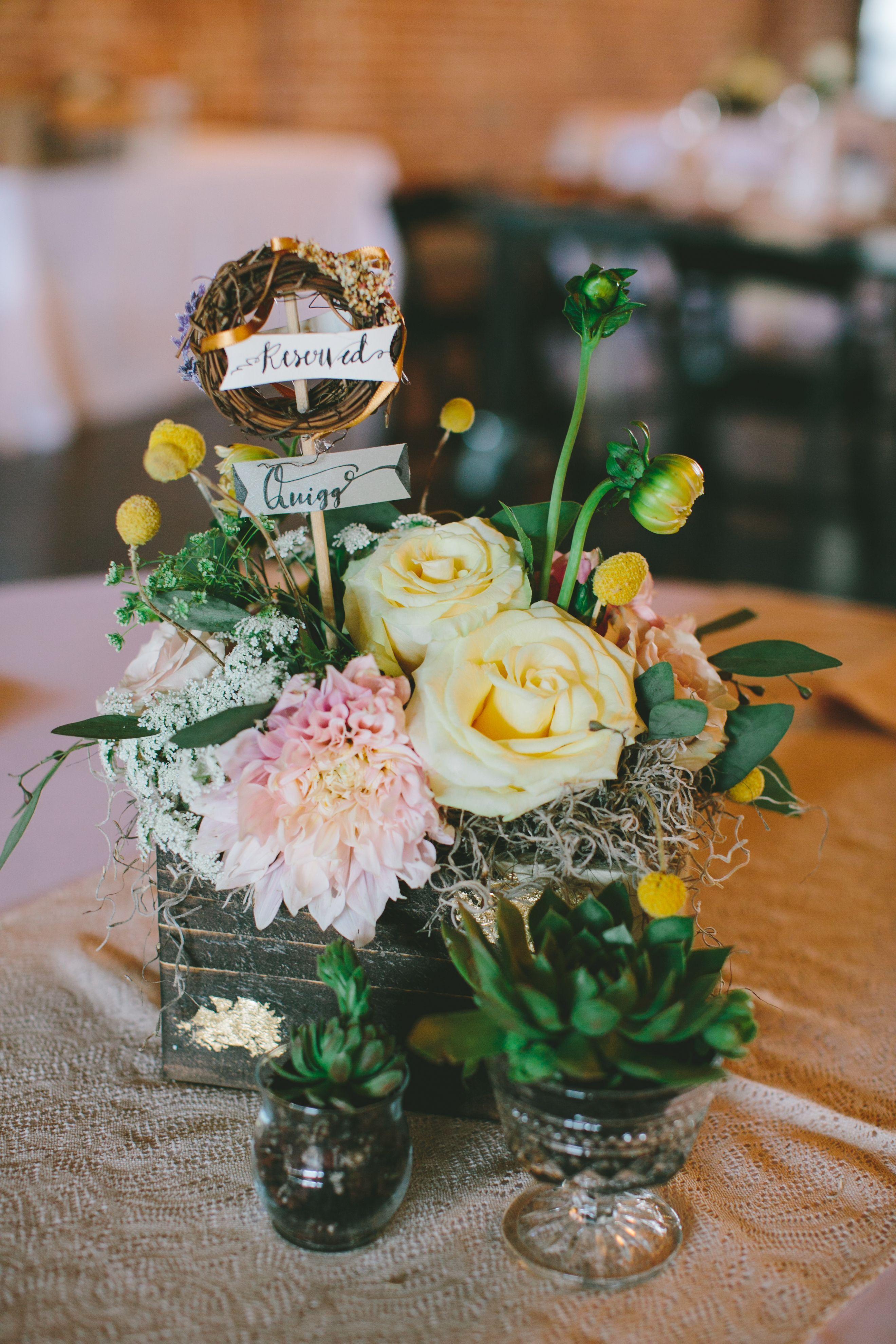 Rustic Rose Flowers Logo - Rustic Rose and Dahlia Centerpieces. Flower ideas. Centrepieces