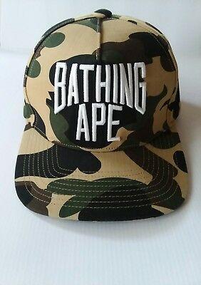 BAPE Football Logo - DOPE PREMIUM ALL Leather Bape Twinsta NewEra Beach Snapback Cap by A ...