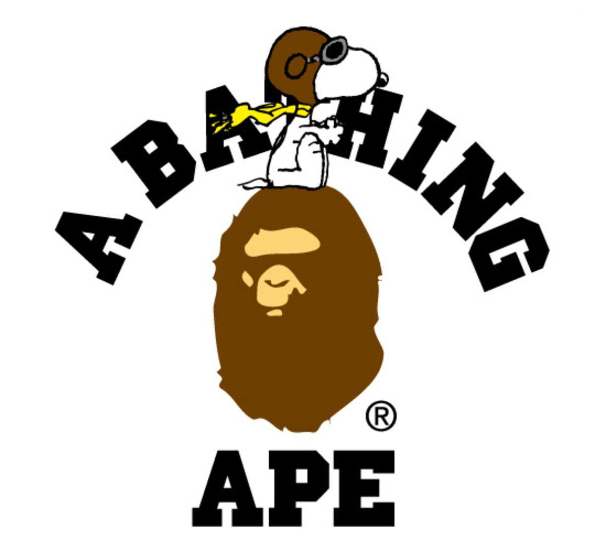 BAPE Football Logo - Peanuts x A BATHING APE – Collaboration Collection - Freshness Mag