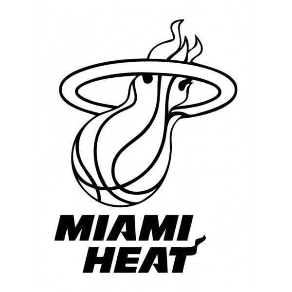 Black and White Miami Heat Logo - Miami Heat Logo Black And White Wallpaper image