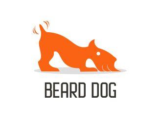 Orange Dog Logo - BEARD DOG LOGO Designed