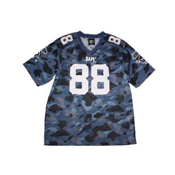 BAPE Football Logo - Bape Camo Football Jersey | Dopestudent