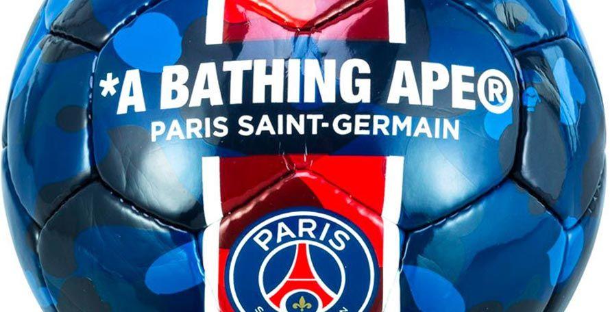 BAPE Football Logo - BAPE x PSG Camouflage Football Revealed - Footy Headlines