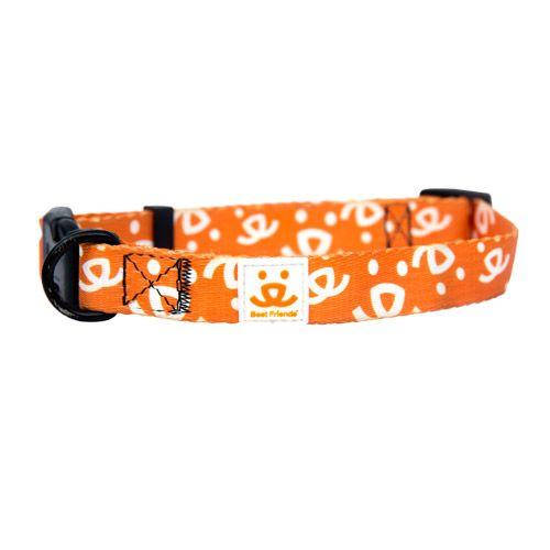Orange Dog Logo - Orange dog collar with Best Friends logo. Best Friends Store