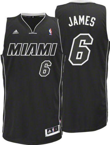 Black and White Miami Heat Logo - Amazon.com : NBA Men's Miami Heat LeBron James Black Black White