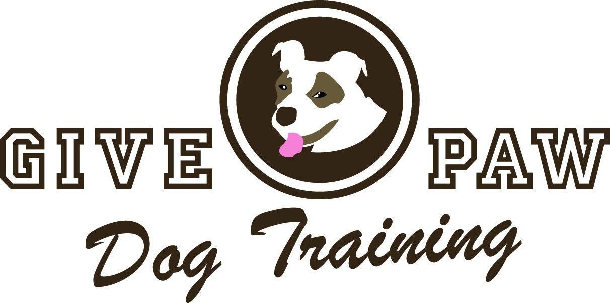 Orange Dog Logo - Give Paw Dog Training LLC. South Orange NJ Dog Training. Maplewood