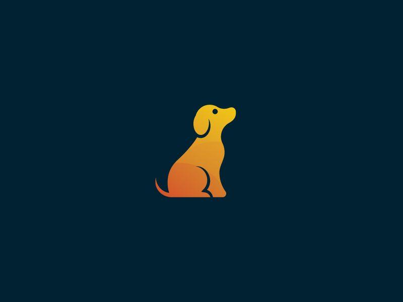 Orange Dog Logo - Dog