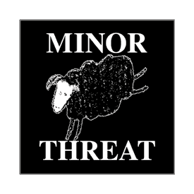 Minor Threat Logo - Minor Threat - Logo on White — Punk Rock Shop