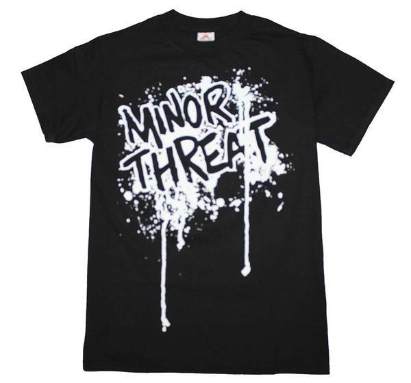 Minor Threat Logo - Minor Threat T-Shirt Featuring The Drip Logo