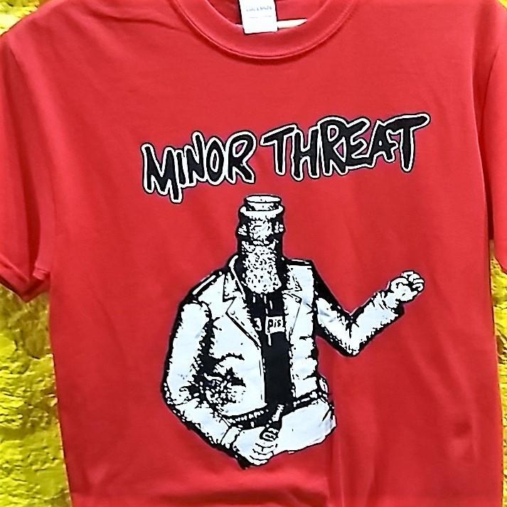 Minor Threat Logo - MINOR THREAT - logo T-SHIRT *** ALL SIZES AVAILABLE *** – Radiation ...