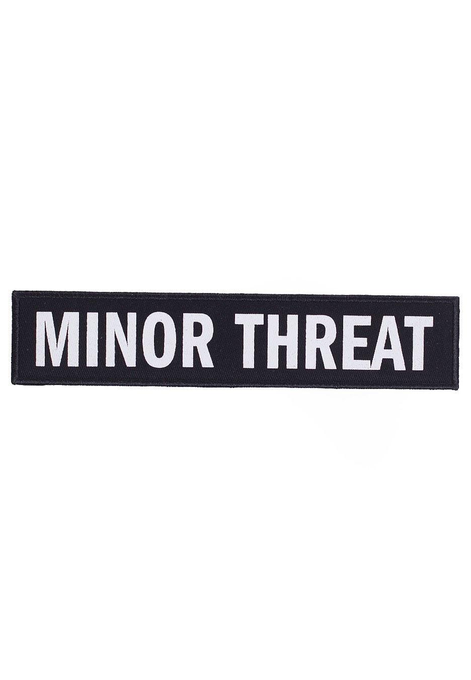 Minor Threat Logo - Minor Threat - Logo - Patch - Official Punk Merchandise Shop ...