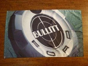 Bullitt Logo - MUSTANG BULLITT BANNER FLAG 3X5FT LOGO ROUSH SHELBY GT500 GT COBRA