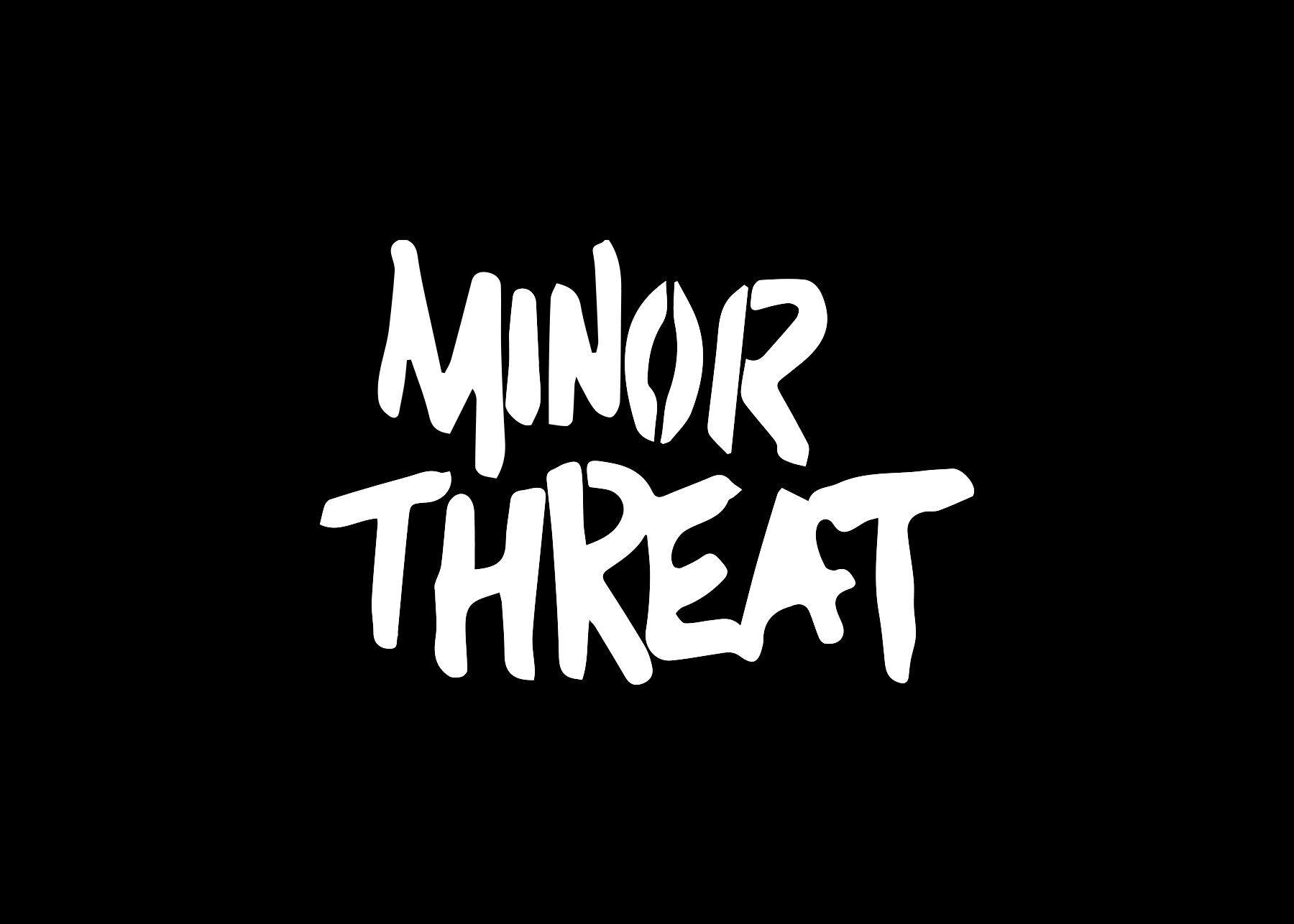 Minor Threat Logo - Minor Threat Decal Sticker | The Decal God