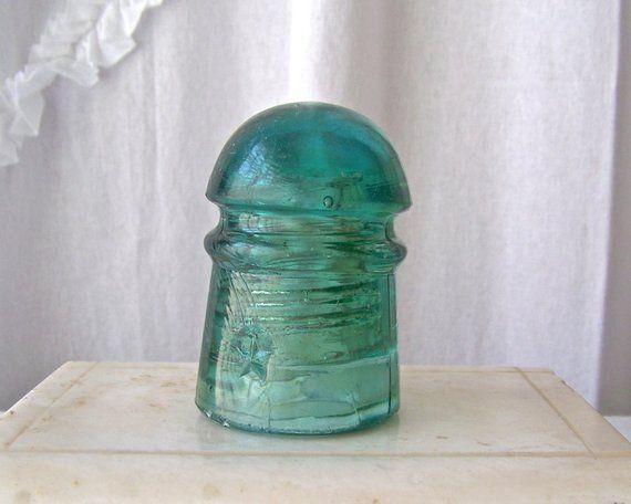 Vintage Glass Company Logo - Insulator Brookfield Glass Company Star Logo Vintage 1910s