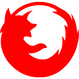 Red Firefox Logo - Red firefox icon - Free red browser icons