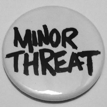 Minor Threat Logo - Minor Threat - Black Logo (Badge) – Todestrieb Records UK Black ...