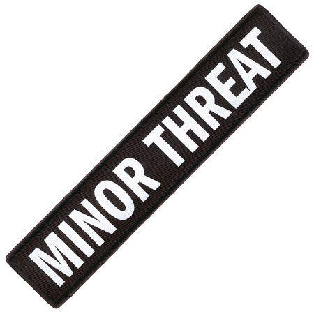 Minor Threat Logo - Minor Threat Men's Logo Embroidered Patch Black - Walmart.com