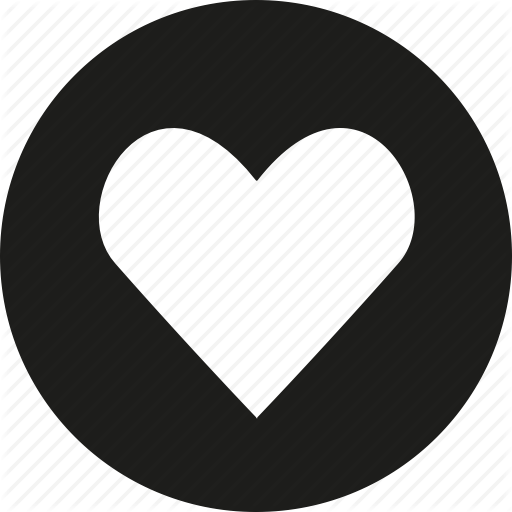 Circle Heart Logo - Circle, favorite, heart, love icon