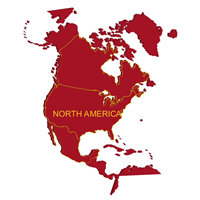 North America Logo - NORTH AMERICA MAP Logo Vector (.EPS) Free Download
