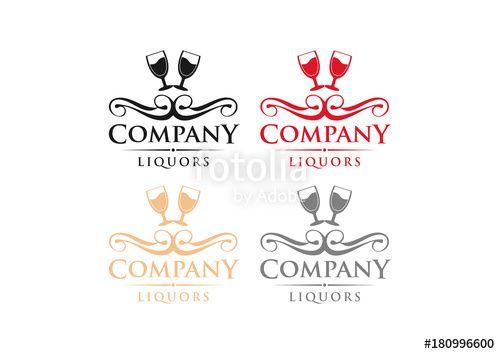 Vintage Glass Company Logo - Glass Beer Bar Vintage Classic Logo Stock Image And Royalty Free