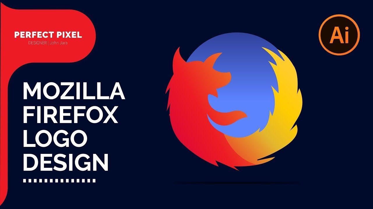 Red Firefox Logo - Illustrator Tutorials | Mozilla Firefox Logo Design - YouTube