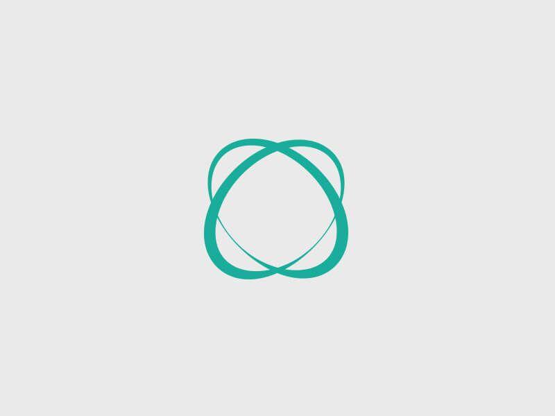 Circle Heart Logo - Globe / Network / Heart Logo. UK Logo Designer Logo Mark