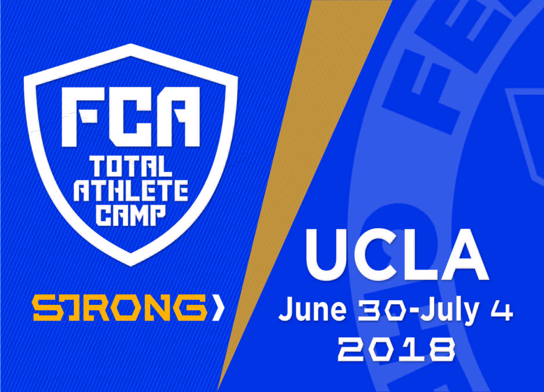 2018 FCA Logo - REGISTER for UCLA Camp. LA COUNTY FCA