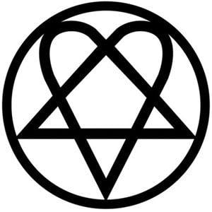Circle Heart Logo - Heart band Logos
