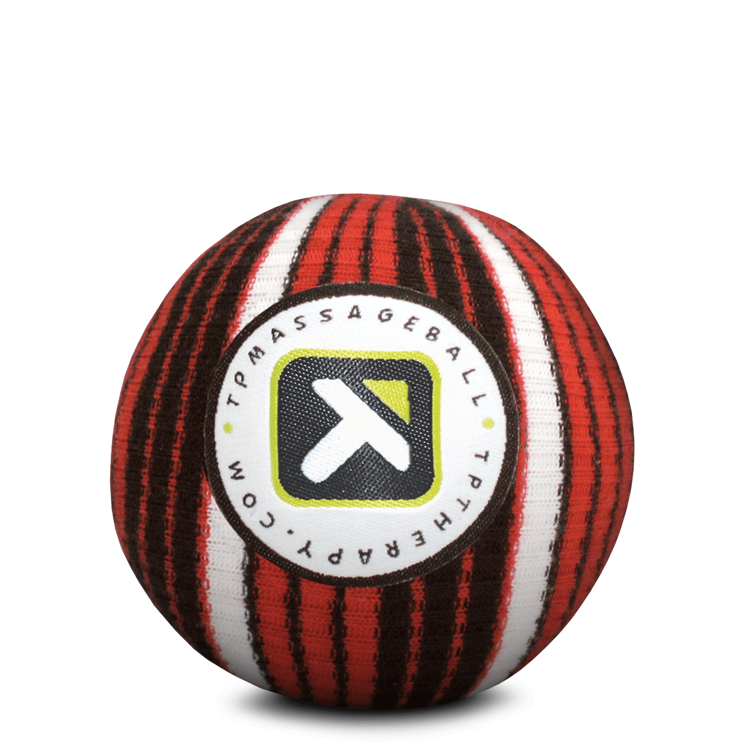 Red Ball with X Logo - TP Factor Massage Ball