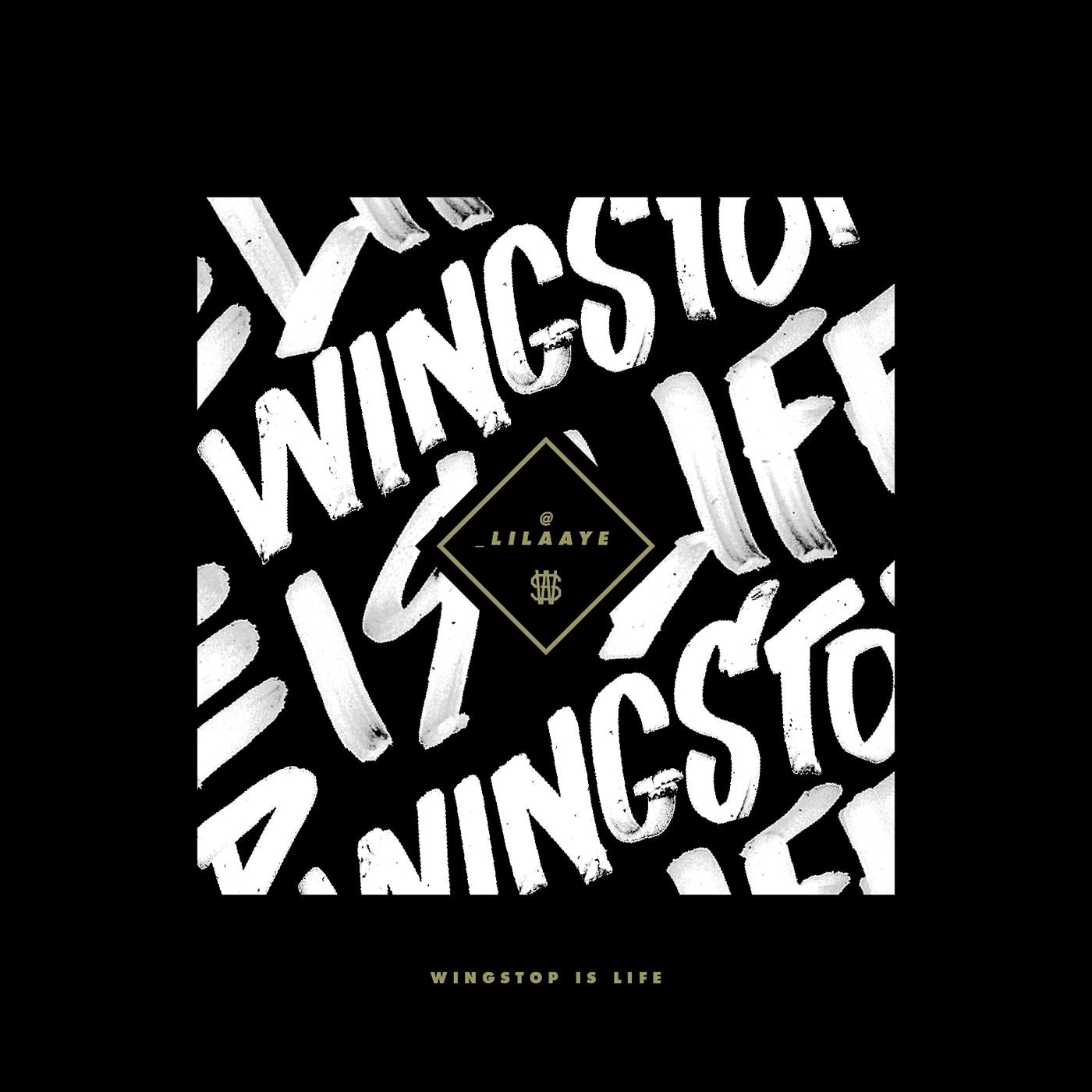 Wingstop Logo - Wingstop: Custom Lettering on Behance