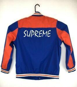 Varsity Blue Supreme Logo - VINTAGE Supreme x Champion - Varsity BOMBER Field Jacket - Size XL ...