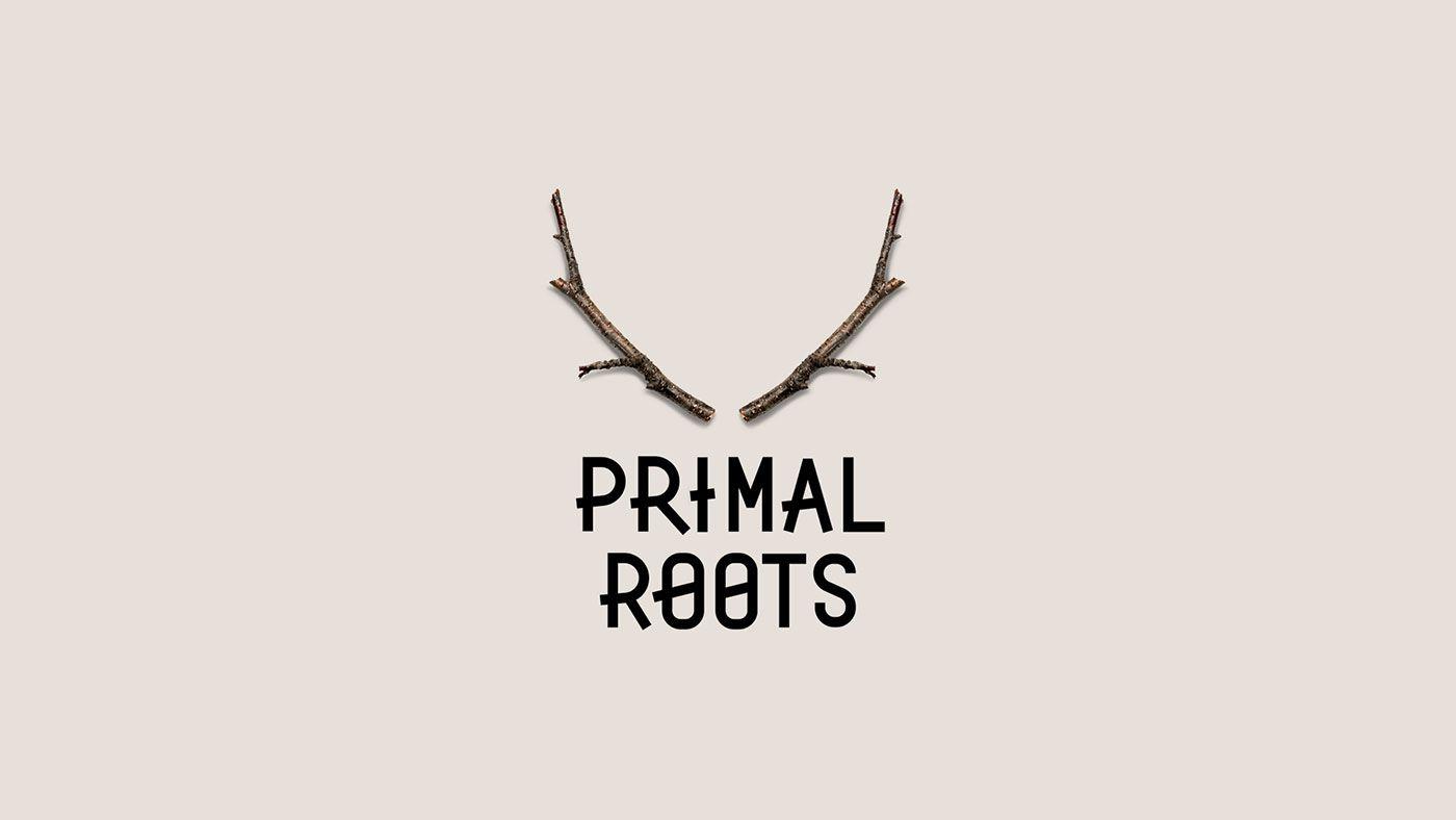 Roots Logo - Primal Roots visual identity, by Lantern, London
