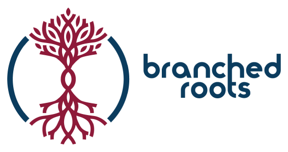 Roots Logo - Cultivate your Marketing - Branched Roots