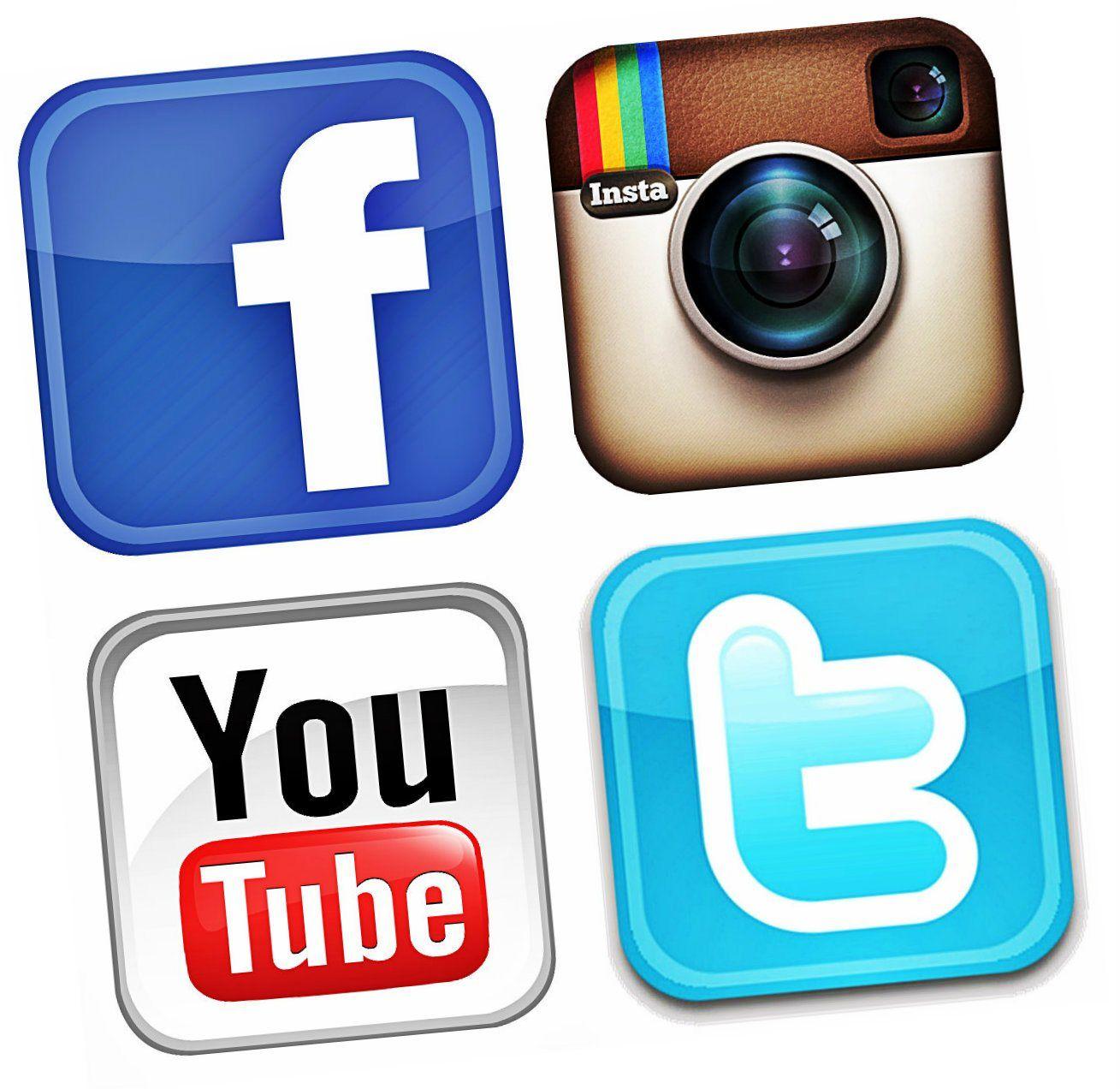 Facebook Twitter Instagram YouTube Logo - Facebook twitter instagram Logos