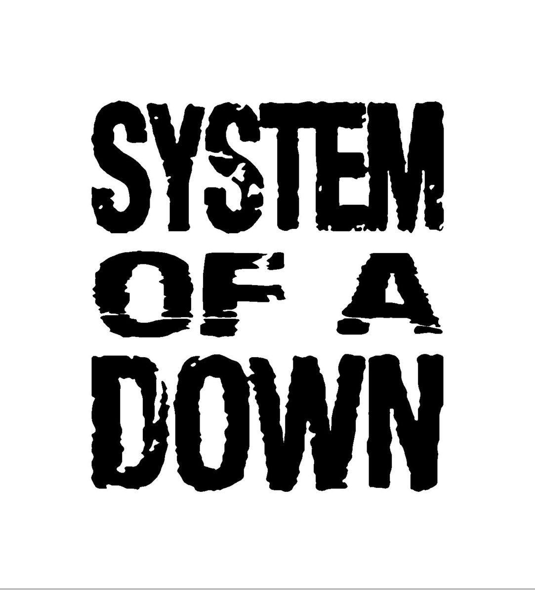 System of a Down Logo - System of a Down SOAD Band Logo Vinyl Decal Car Window Laptop Guitar