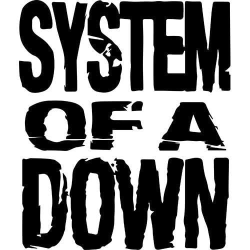 System of a Down Logo - System Of A Down Decal - SYSTEM-OF-A-DOWN-BAND | Thriftysigns