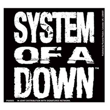 System of a Down Logo - SYSTEM OF A DOWN - LOGO VINYL STICKER: Amazon.co.uk: Kitchen & Home