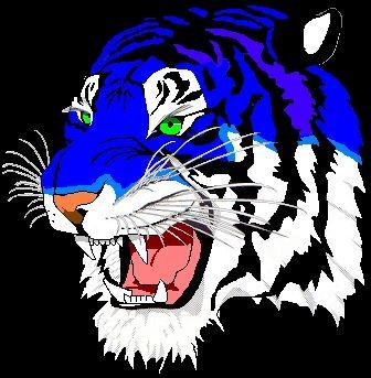 Red and Blue Tiger Logo - Uncategorized