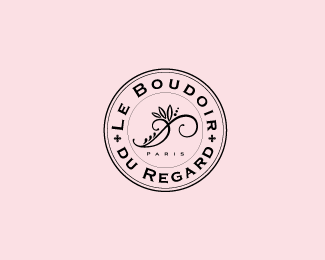 French Cosmetic Logo - Le Boudoir du Regard logo design. Logos. Logo design, Logos