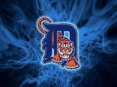 Red and Blue Tiger Logo - best Cornhole boards image. Detroit tigers