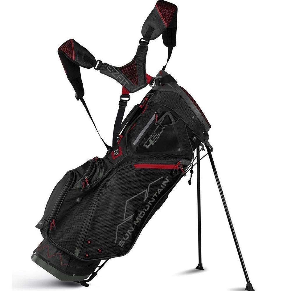 Sun Mountain Golf Bag Logo - Sun Mountain Four 5 Stand Bag | Sun Mountain four 5 black red stand ...