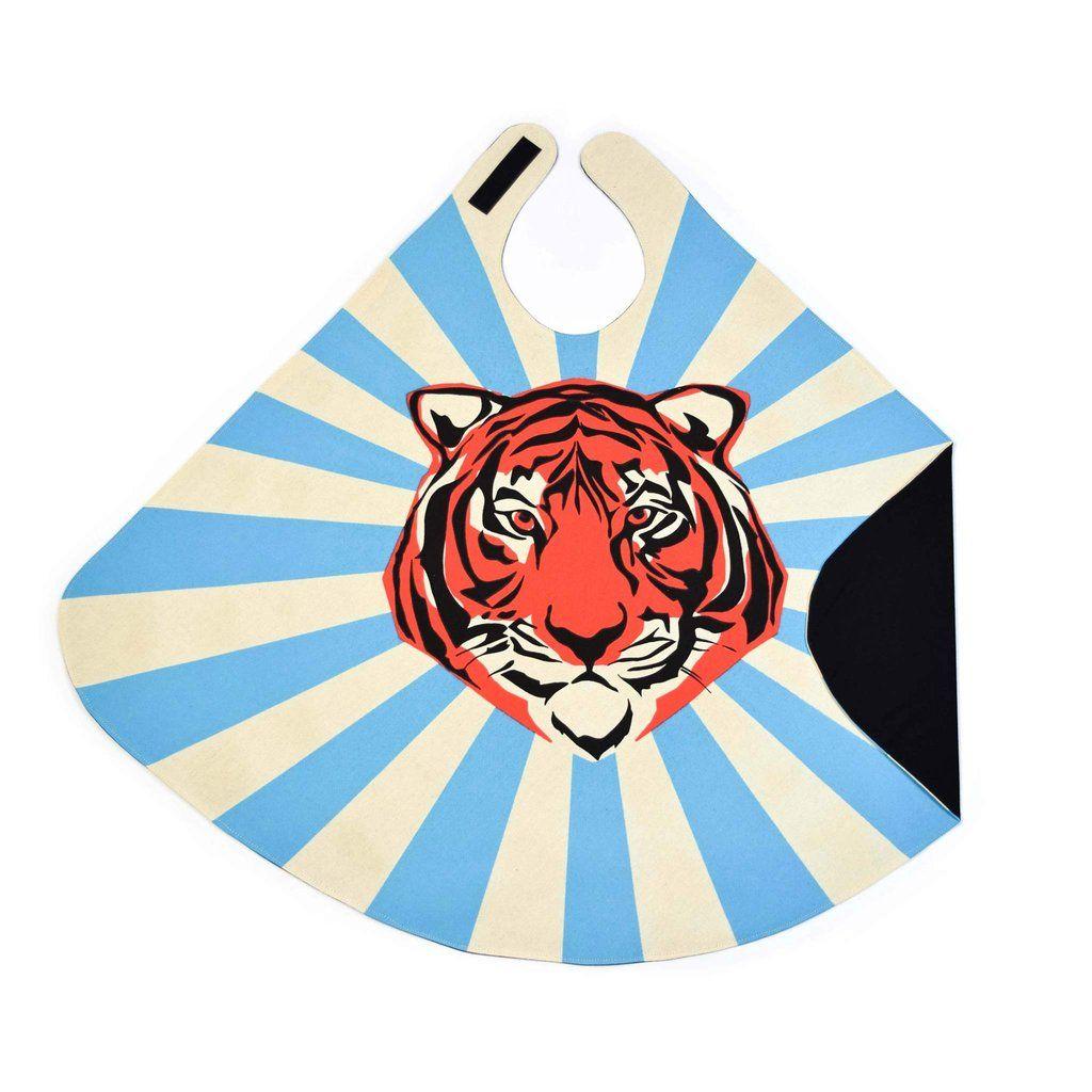 Red and Blue Tiger Logo - Blue Tiger Cape