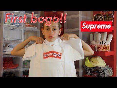 First Supreme Logo - MY FIRST BOX LOGO! (SUPREME CDG BOX LOGO SS17)! - YouTube