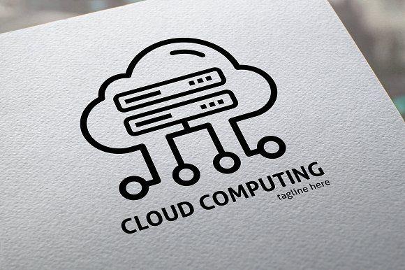 Cloud Computing Logo - Cloud Computing Logo ~ Logo Templates ~ Creative Market